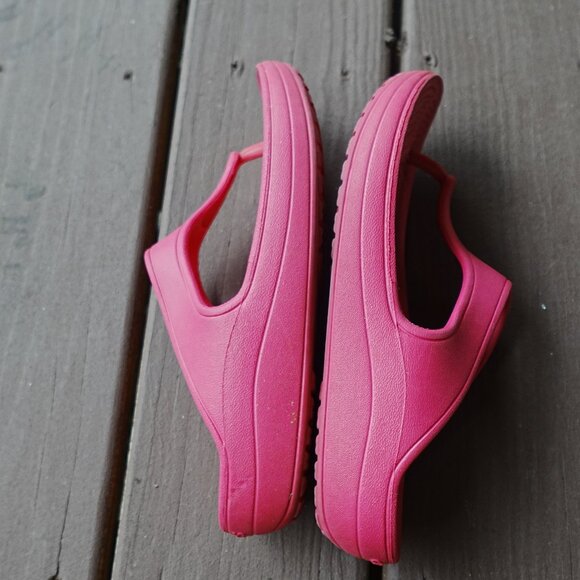 Crocs Women's Sloane Platform Flip-Flop Pink Size 7 - Picture 2 of 7